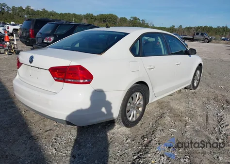 2013 Volkswagen Passat S from USA, damaged, VIN 1VWAP7A39DC085326